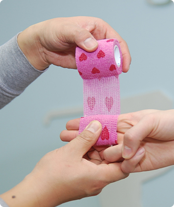 フレキシブルラップ自己粘着包帯